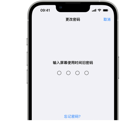 黄石港iPhone屏幕维修分享iPhone屏幕使用时间密码忘记了怎么办 